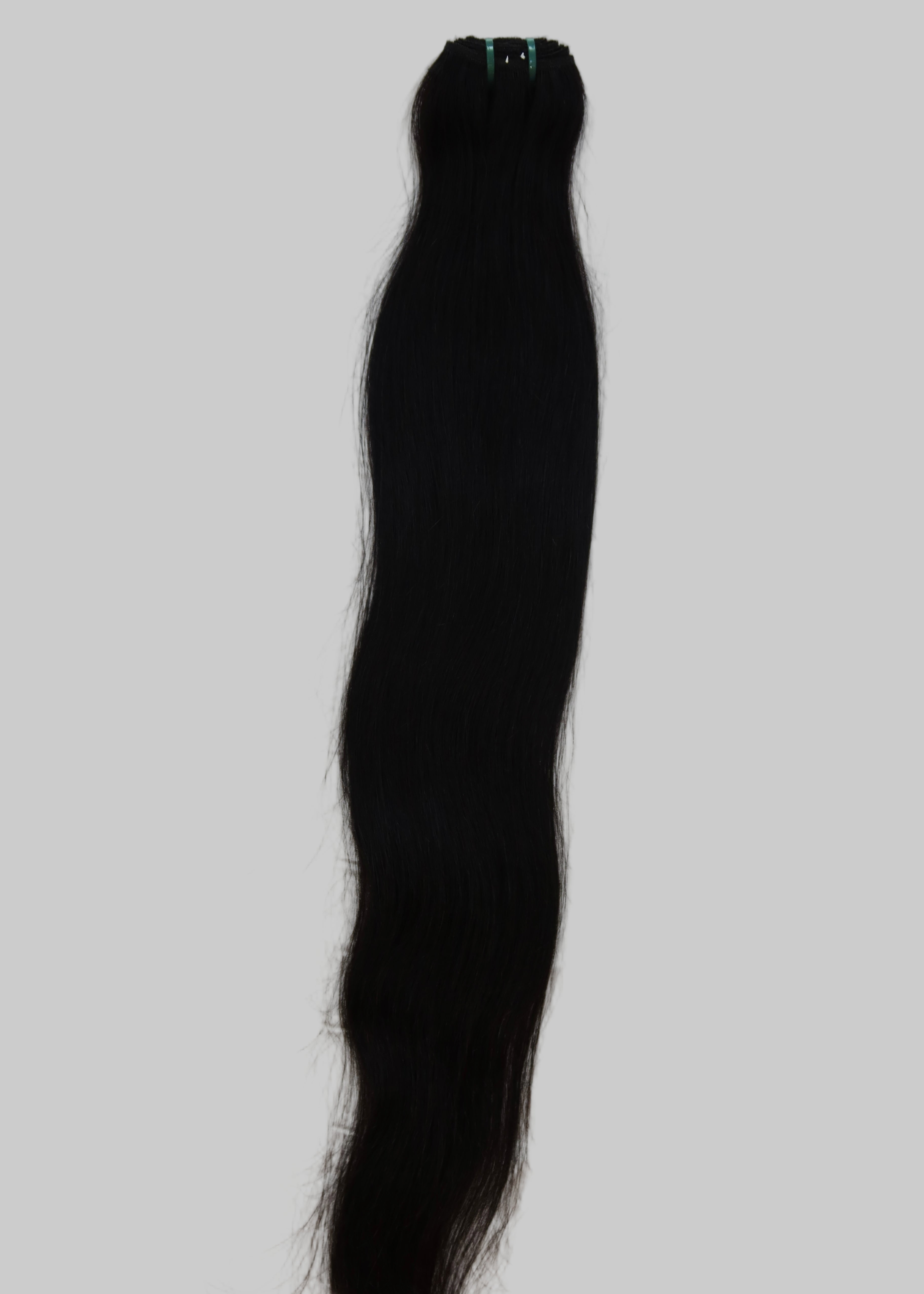 Machine Weft Natural Black