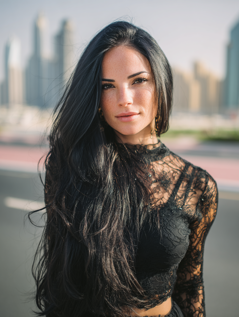 Clip-In, 100 Grs Human hair (7 pcs set) - Black