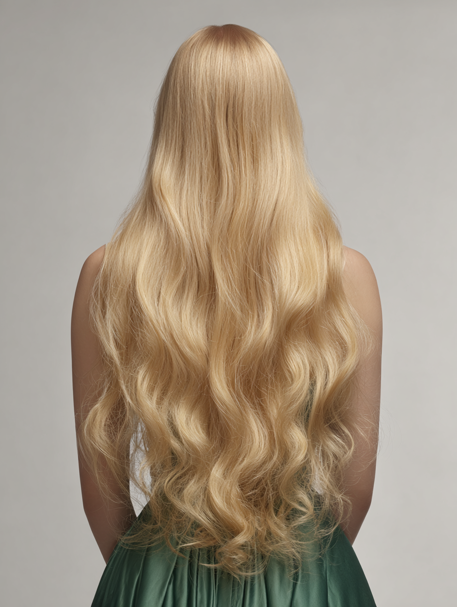 Clip-In, 100 Grs Human hair (7 pcs set) - #613 Blond