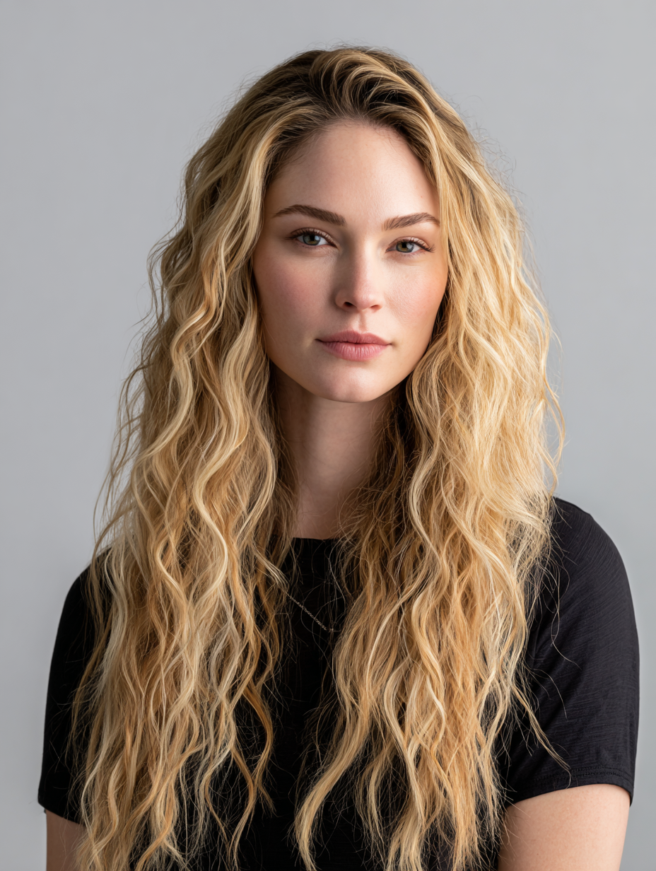 Customized:  24” Blonde #3 - Single Drawn - Natural Wavy - 150 grams - Fat Keratin Tip